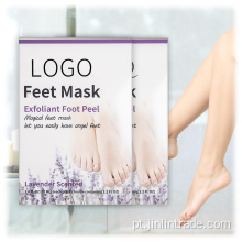 Remoção de pele morta descascando pé peeling máscara de pés